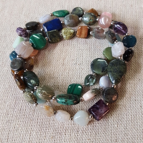 Paco Designs Jewelry - Set of 3 semi precious stones bracelets.